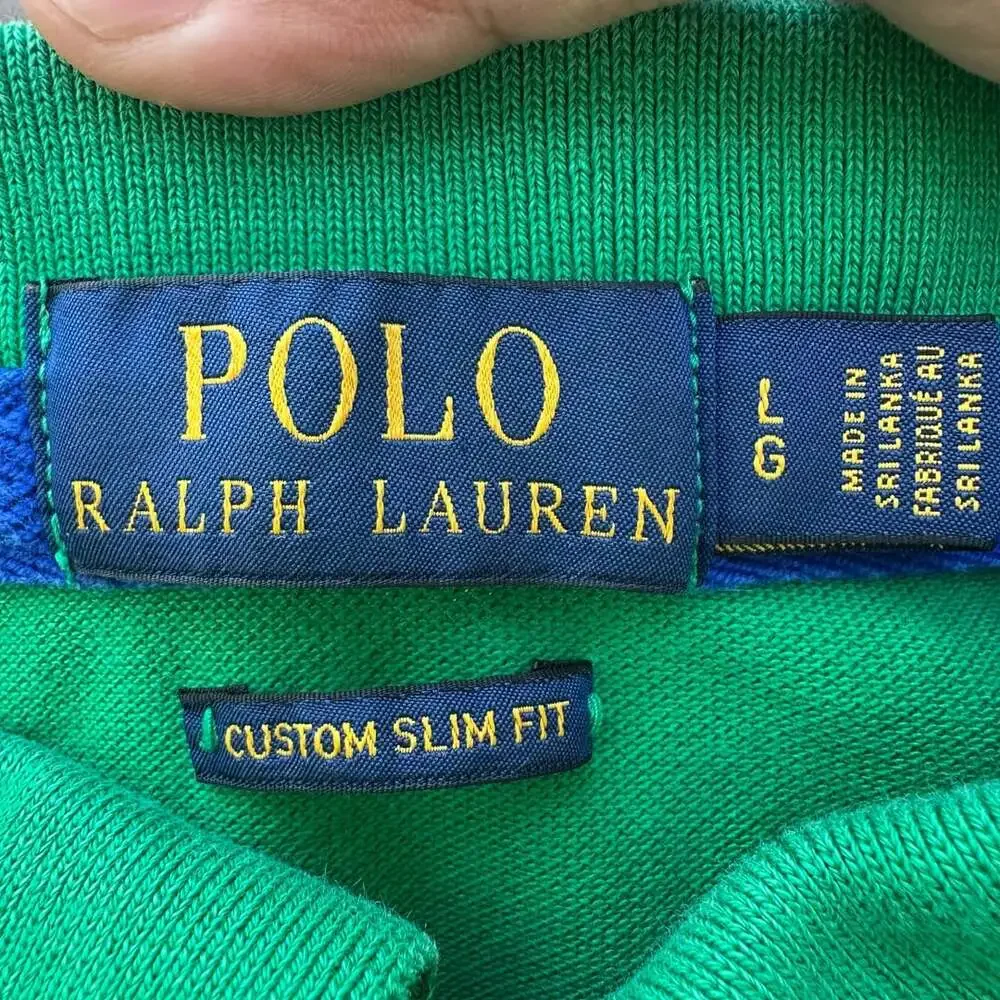 Polo Ralph Lauren Polo Shirt Size L Green Yacht Club